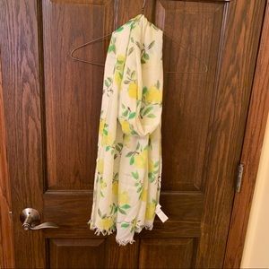 Kate spade lemon scarf